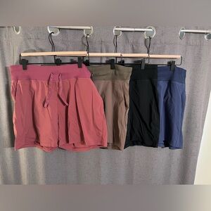 “Tuff Athletics” women’s XL shorts LOT (4) multi colors